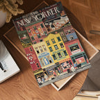 New Yorker City Blocks 1944 – affisch med stilfullt motiv från Bozetto i hög kvalitet