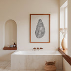 Silver Oyster Pearl Poster – i rum 2