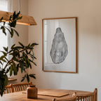 Silver Oyster Pearl Poster – i rum 3