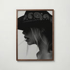 Paisley Brim Profile Poster – valnötsram