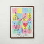 Paul Klee Bird and Heart Poster – valnötsram