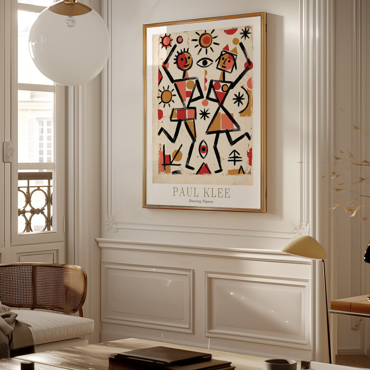 Paul Klee Dancing Figures Poster – i rum 3