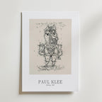 Paul Klee Donkey 1925 Poster – med passepartout