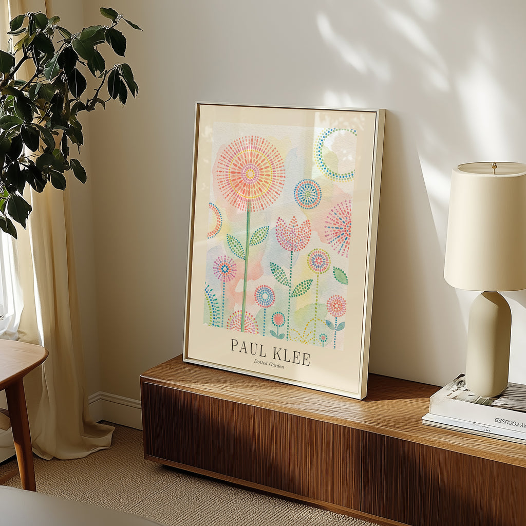 Paul Klee Dotted Garden Poster – i rum 4