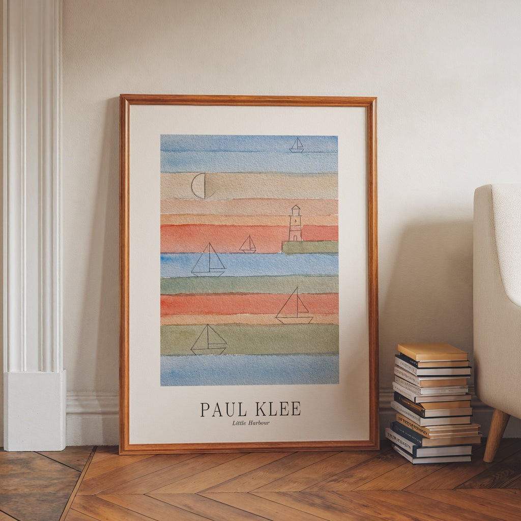 Paul Klee Little Harbour Poster – i rum 5
