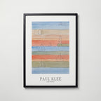 Paul Klee Little Harbour Poster – svart ram