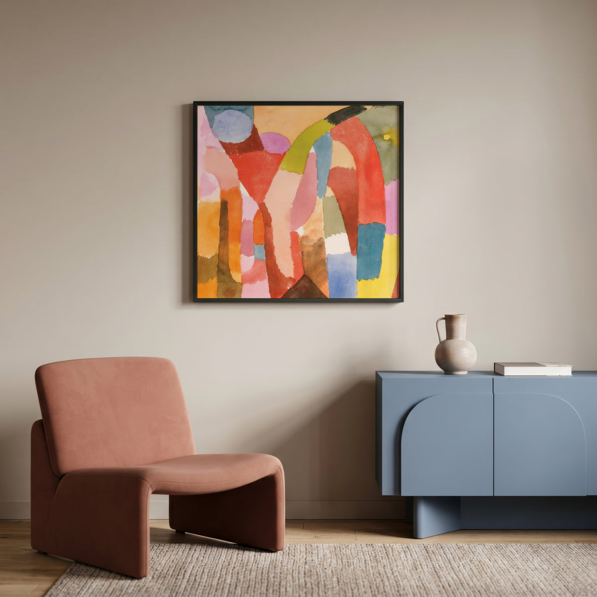 Paul Klee Movement of Vaulted Chambers 1915 Poster – i rum 1