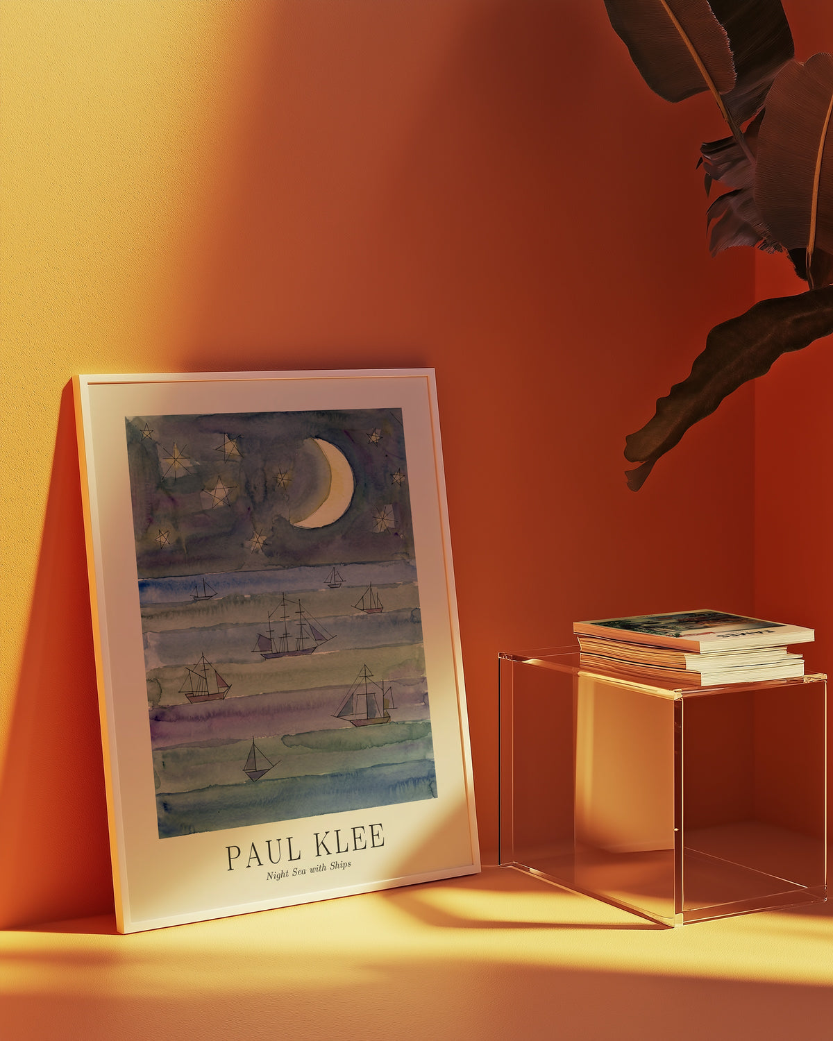 Paul Klee Night Sea with Ships Poster – i rum 5