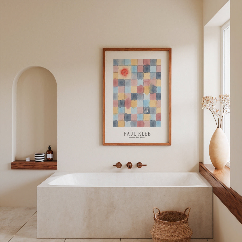 Paul Klee Sun and Moon Squares Poster – i rum 1