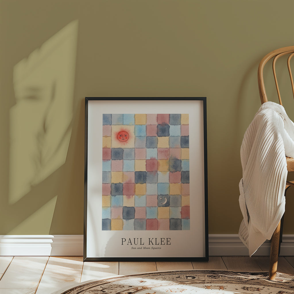 Paul Klee Sun and Moon Squares Poster – i rum 4