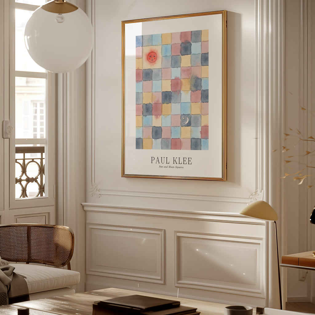 Paul Klee Sun and Moon Squares Poster – i rum 5