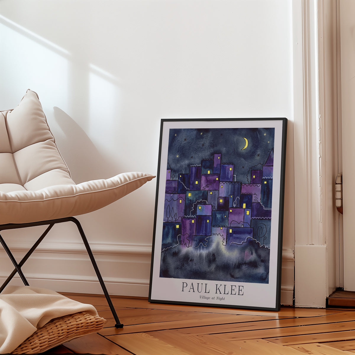 Paul Klee Village at Night Poster – i rum 4