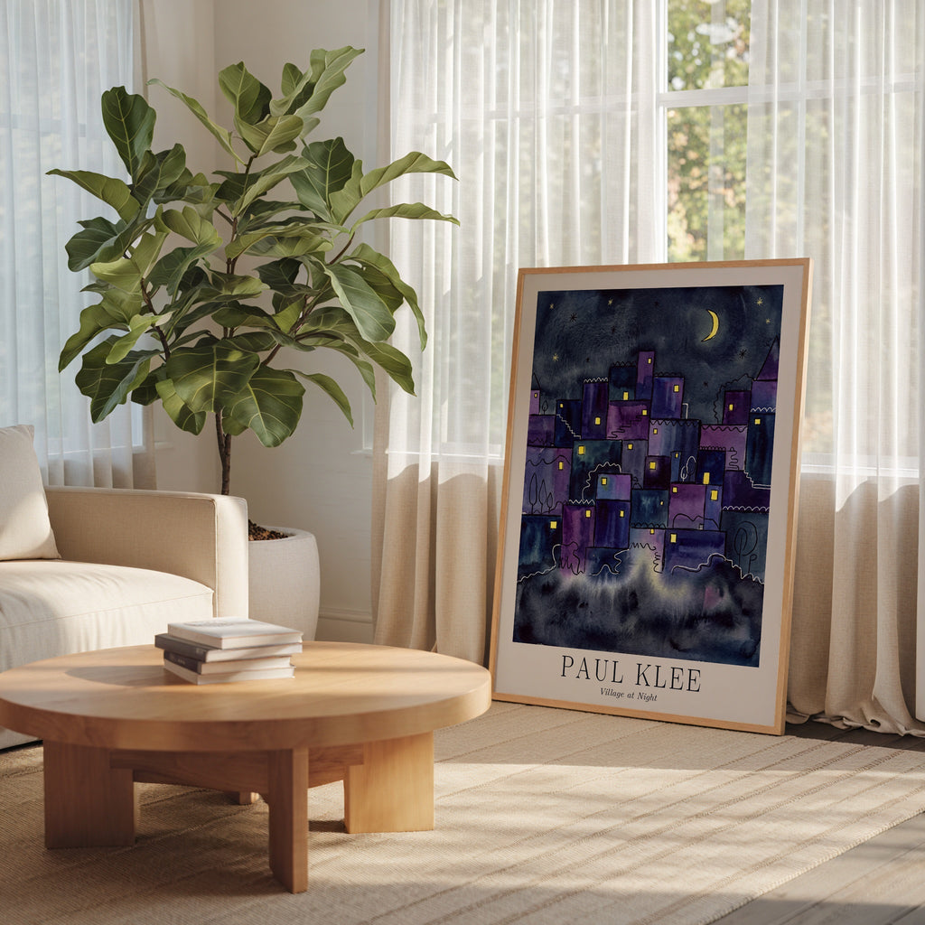 Paul Klee Village at Night Poster – i rum 5