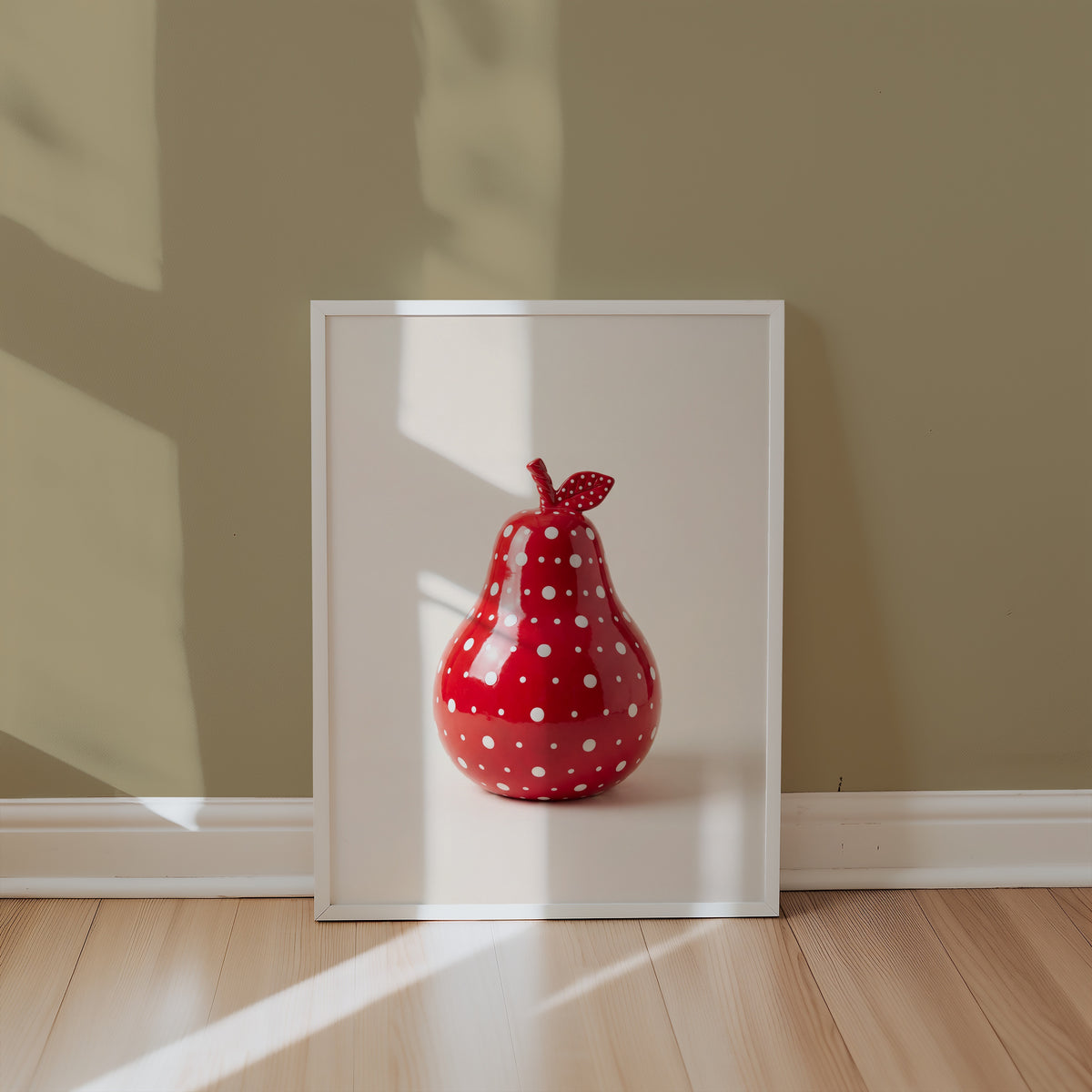 Polka Dot Pear Poster – i rum 2