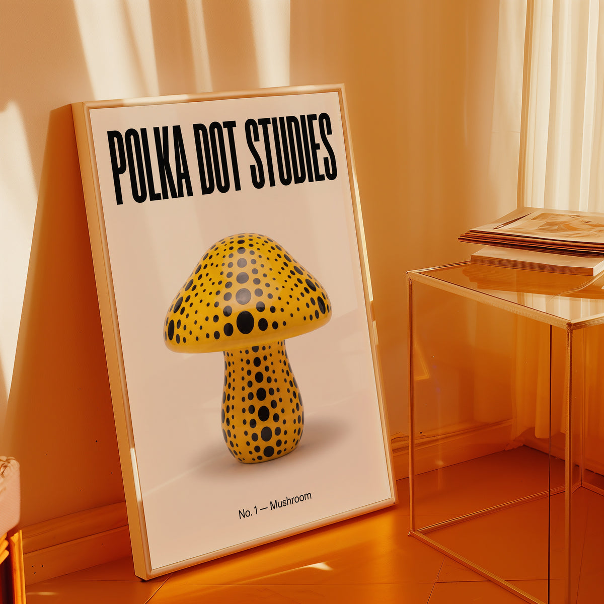 Polka Dot Mushroom Poster – i rum 2