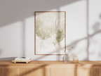Abstract Winter Silence poster visualiserad på vägg – från Bozetto i hög kvalitet