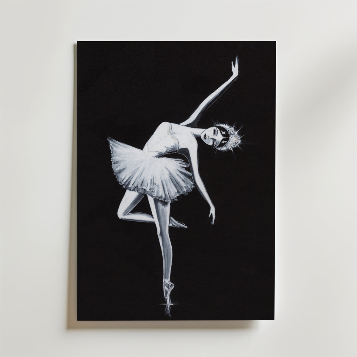 Helena Engström Prima Ballerina affisch på neutral bakgrund – poster från Bozetto