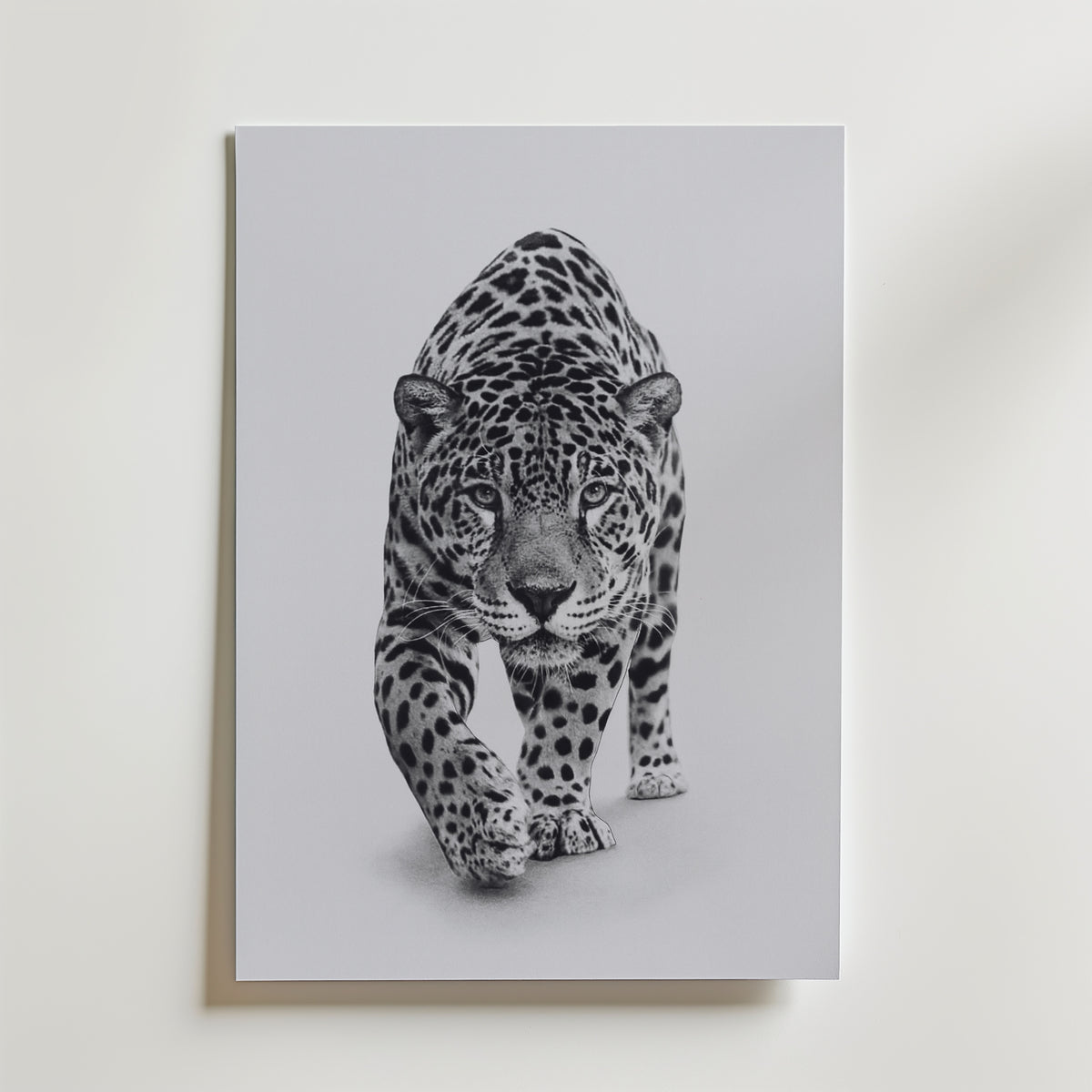 Prowling Jaguar Poster – canvas utan passepartout
