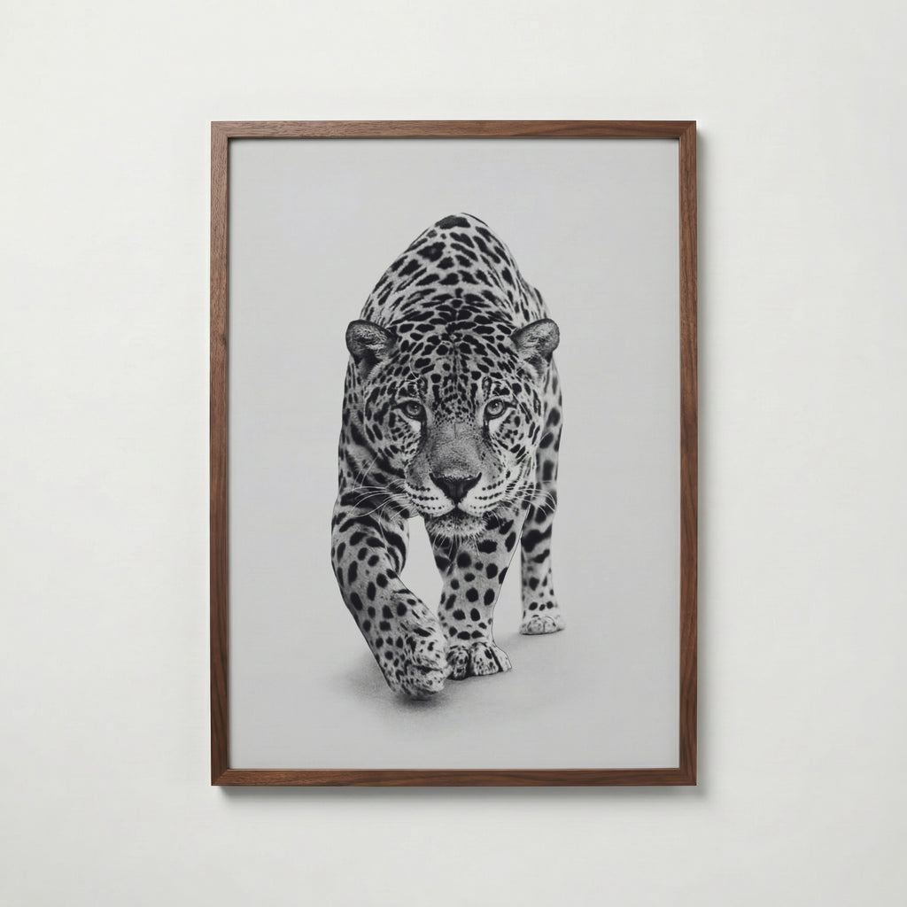 Prowling Jaguar Poster – valnötsram