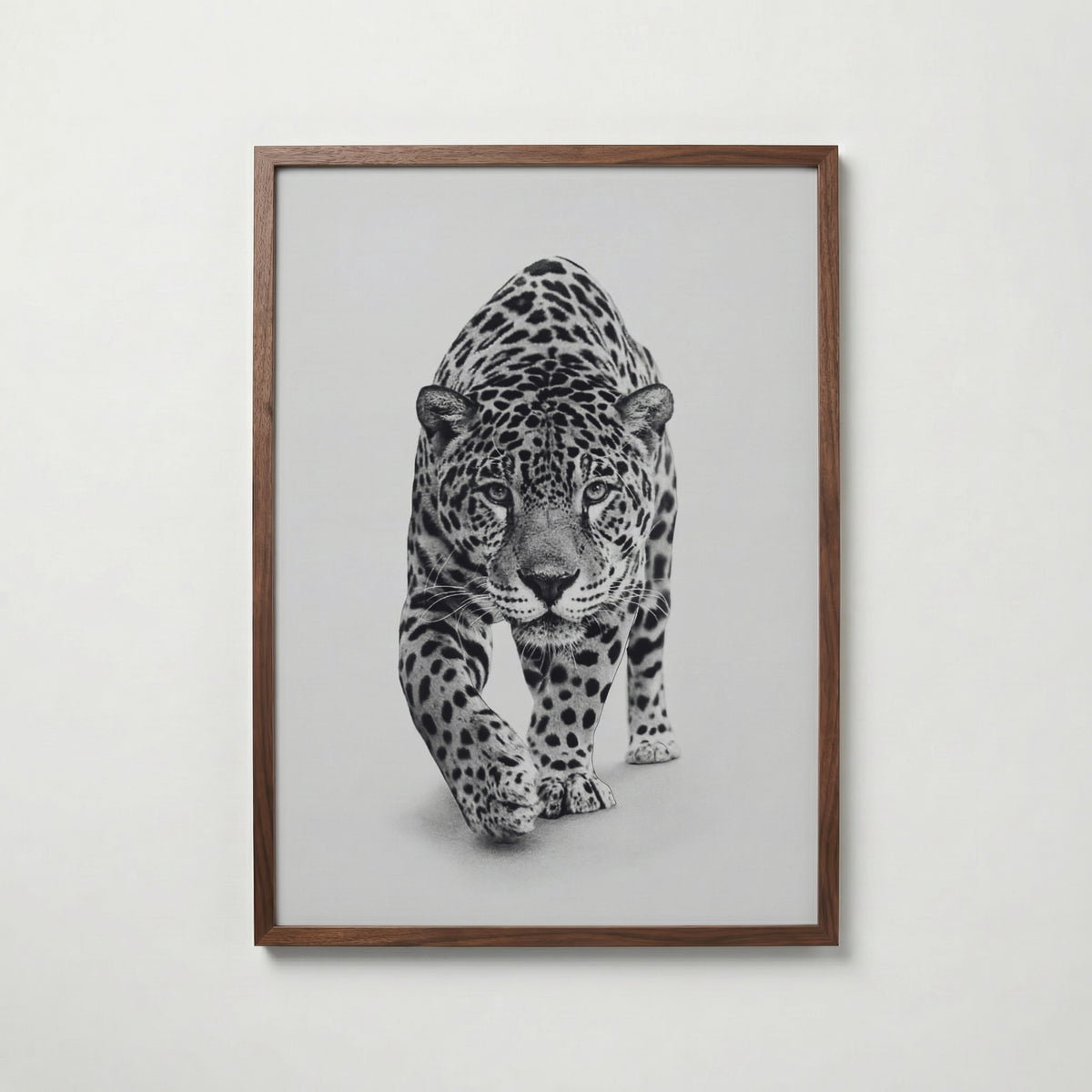Prowling Jaguar Poster – valnötsram