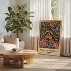 William Morris Masked Raccoon Poster – i rum 5
