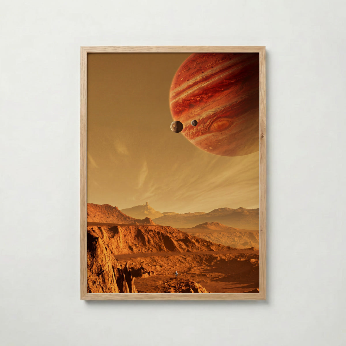 Red Horizon Poster med ekram