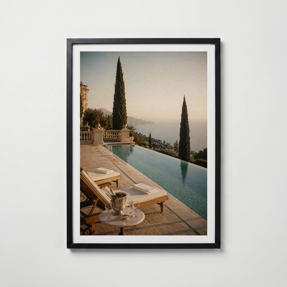 Riviera Infinity Pool Poster
