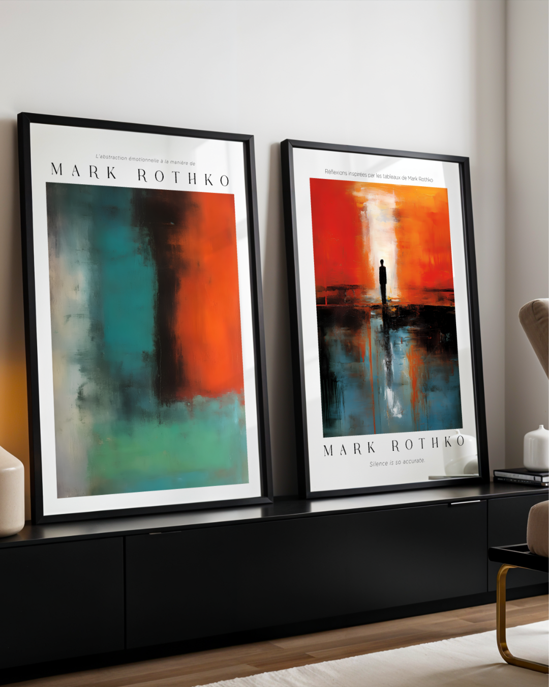 Bundle 2-pack Mark Rothko Deep Emotions – kuraterad postercollection som lyfter hemmet hos Bozetto