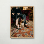 Salon Bulldog Poster med ekram