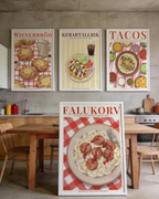 Bundle 4-pack Svenska Smaker Collection – kuraterad postercollection som lyfter hemmet hos Bozetto