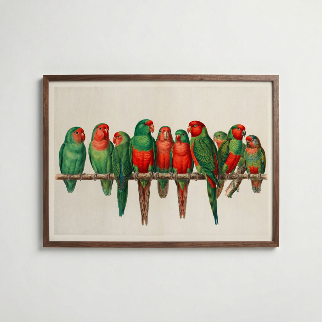 Scarlet Flock Poster i hemmiljö