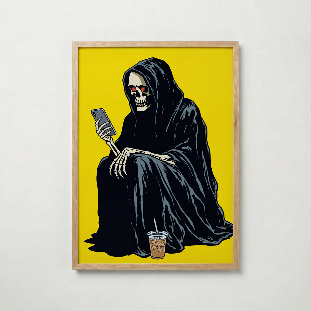 Scrolling Death Poster med ekram