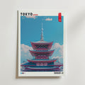 Sky Above Sensō-ji – stilfullt konsttryck från Bozetto, tryckt på matt finpapper
