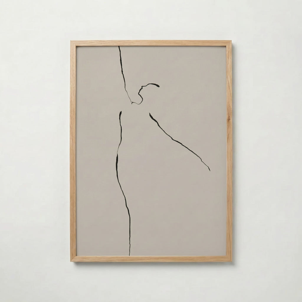 Silhouette Grace Poster med ekram
