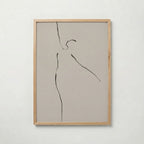 Silhouette Grace Poster med ekram
