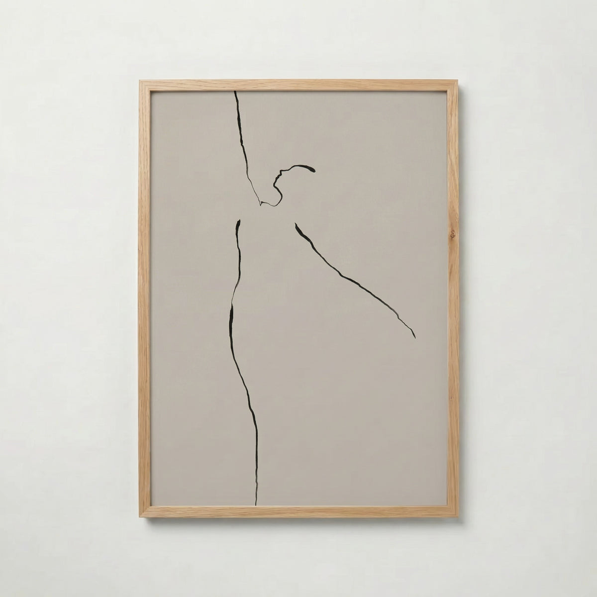Silhouette Grace Poster med ekram