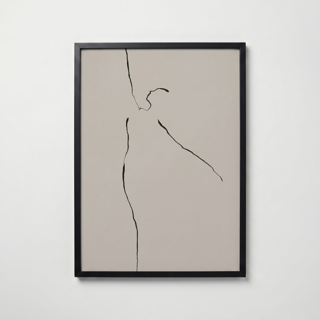 Silhouette Grace Poster i hemmiljö