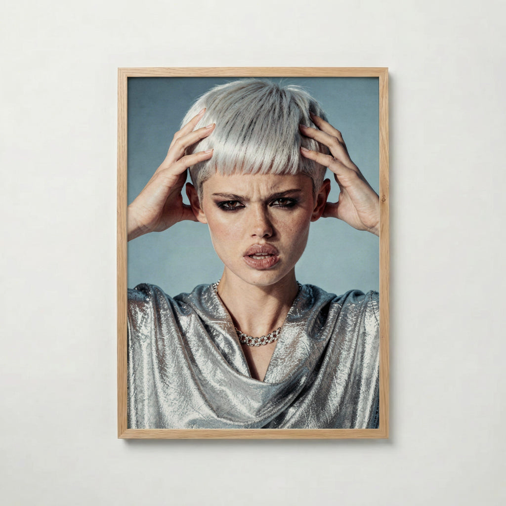 Silver Edge Poster med ekram