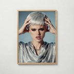 Silver Edge Poster med ekram