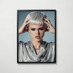 Silver Edge Poster i hemmiljö