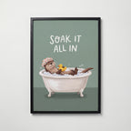 Soak It All In Poster – svart ram