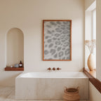 Frosted Leopard Fur Poster – i rum 3