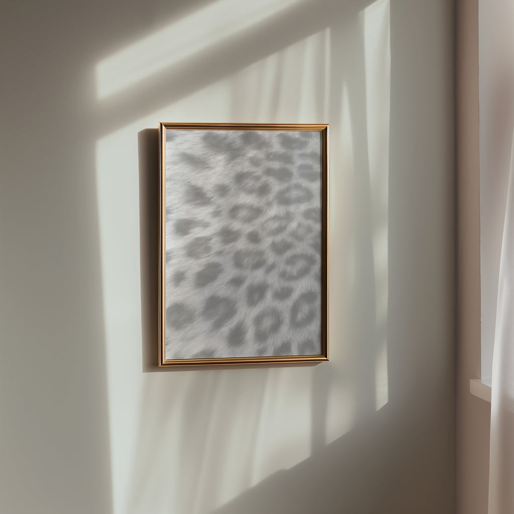 Frosted Leopard Fur Poster – i rum 4
