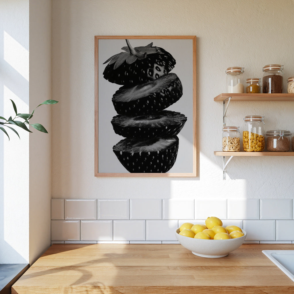 Noir Berry Stack Poster – i rum 2