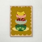 Stacked Bowls Poster med ekram