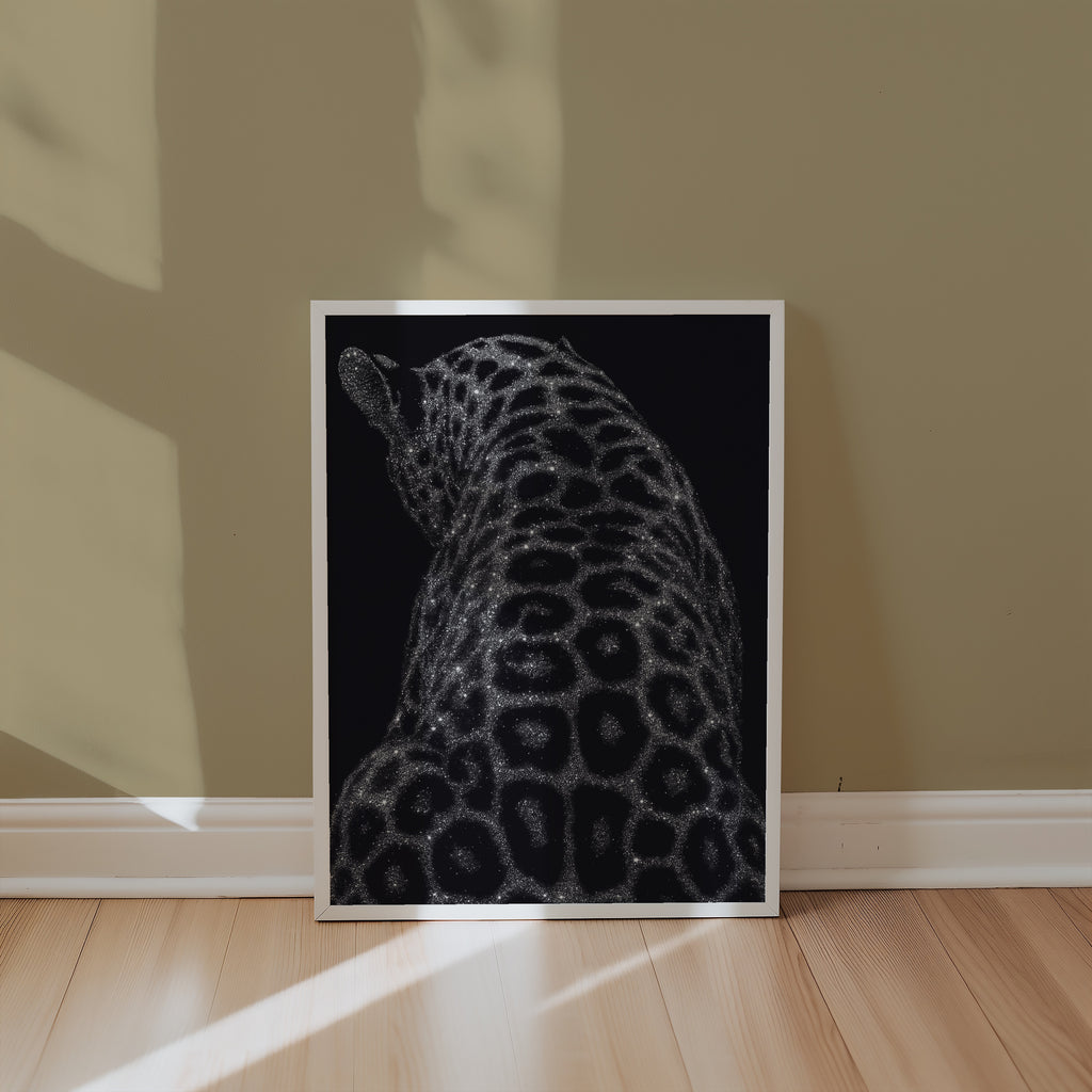 Stardust Leopard Poster – i rum 3