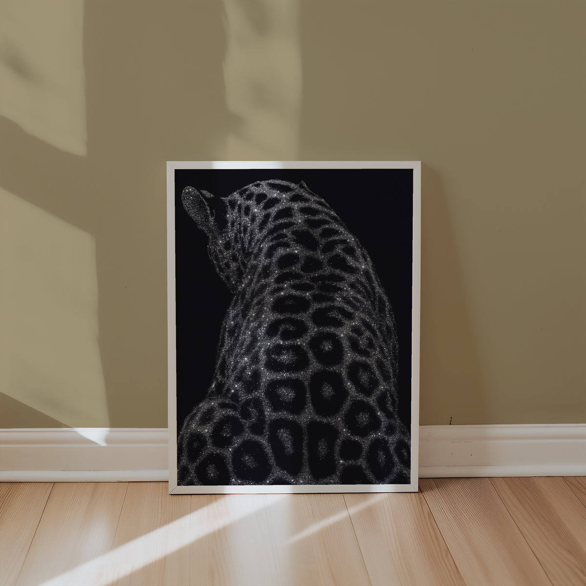 Stardust Leopard Poster – i rum 3