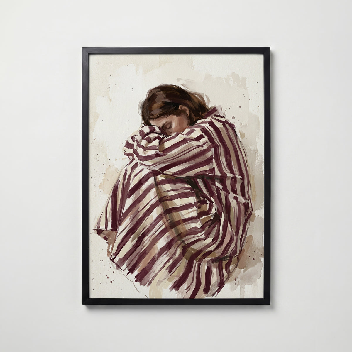Striped Slumber Poster i hemmiljö