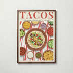 Tacos Fredag konsttryck på vit bakgrund – elegant Bozetto affisch för hemmet i hög tryckkvalitet