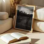 Tennis Court at Dusk Poster